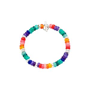 BRACCIALE RONDELLE ARCOBALENO M