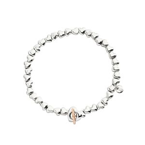 BRACCIALE CUORE ARGENTO S